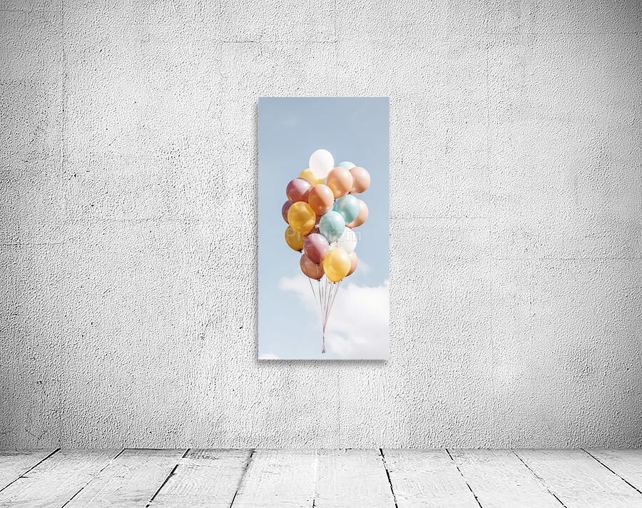 In a mesmerizing display of colors a dynamic wave-shaped spiral Wall Preview