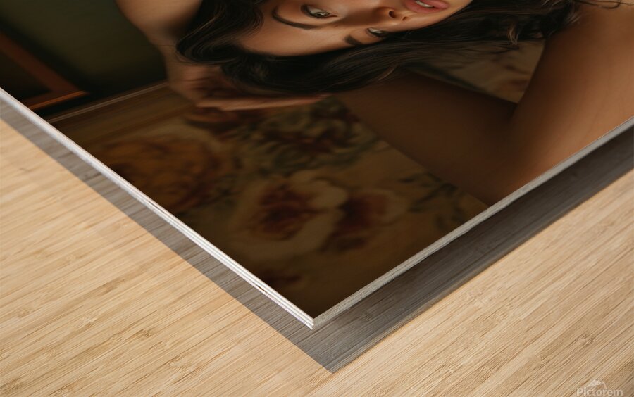 face torso hips  woman Wood print