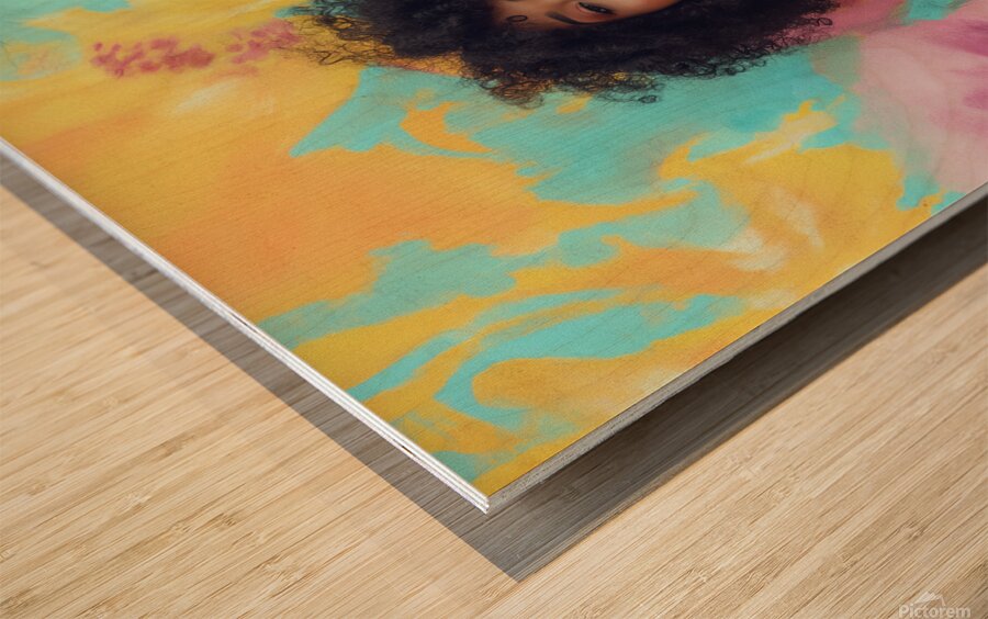 yakynuka colorful  full body photo with face tors 1707786583.6713 Wood print