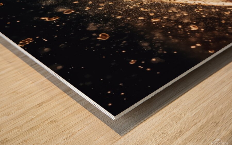 irene yakynuka Batter hitting baseball ball with Wood print