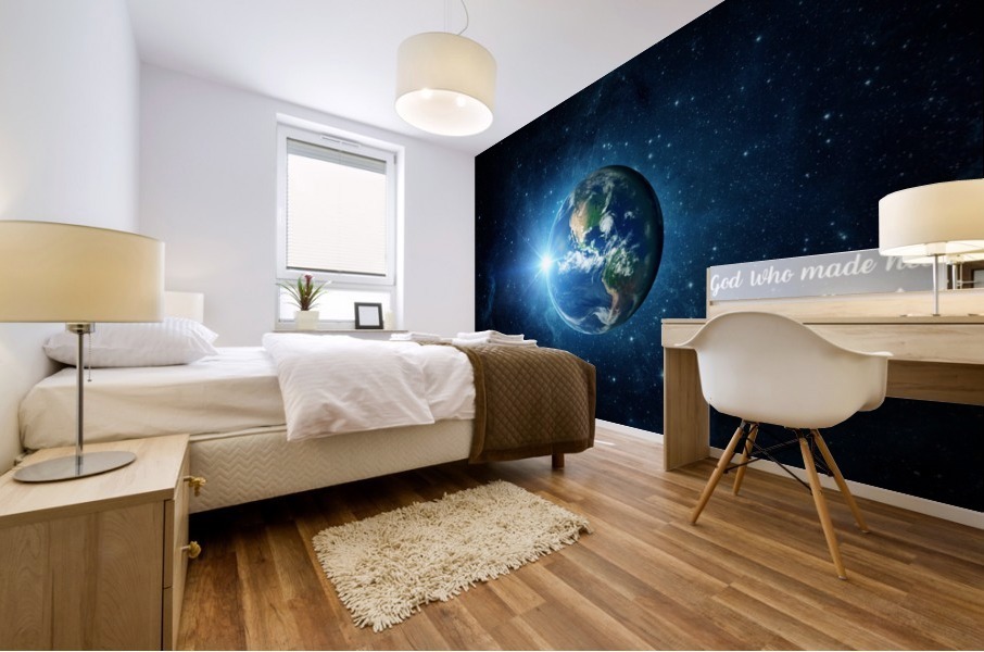 Trust Him Then Mural print