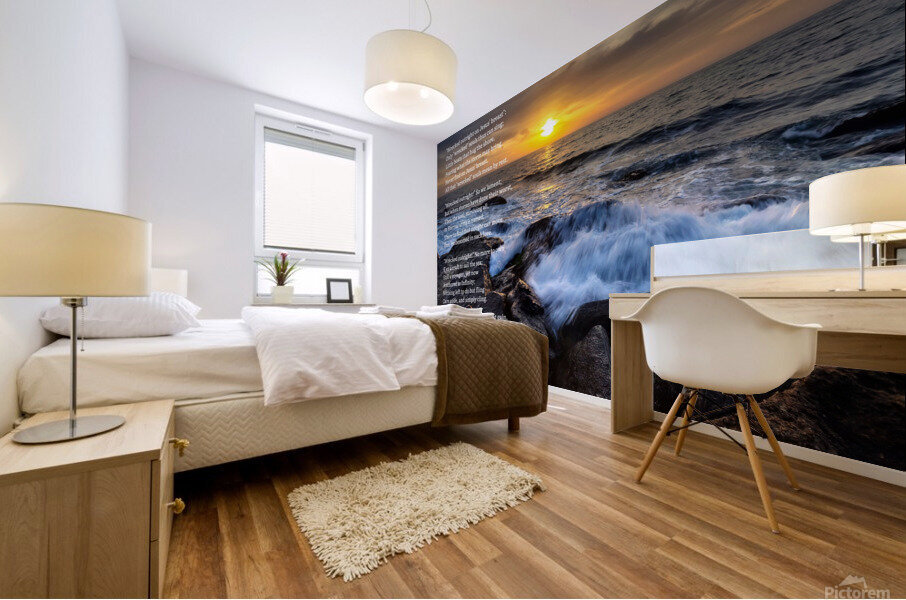 M E Barber WreckedOutright Mural print