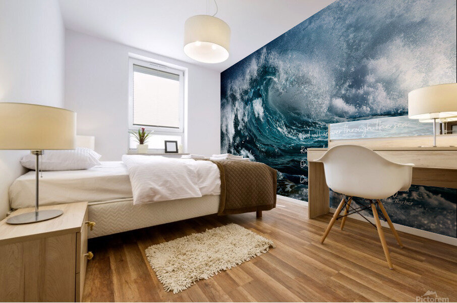 God Will Answer Thru the Sea Mural print