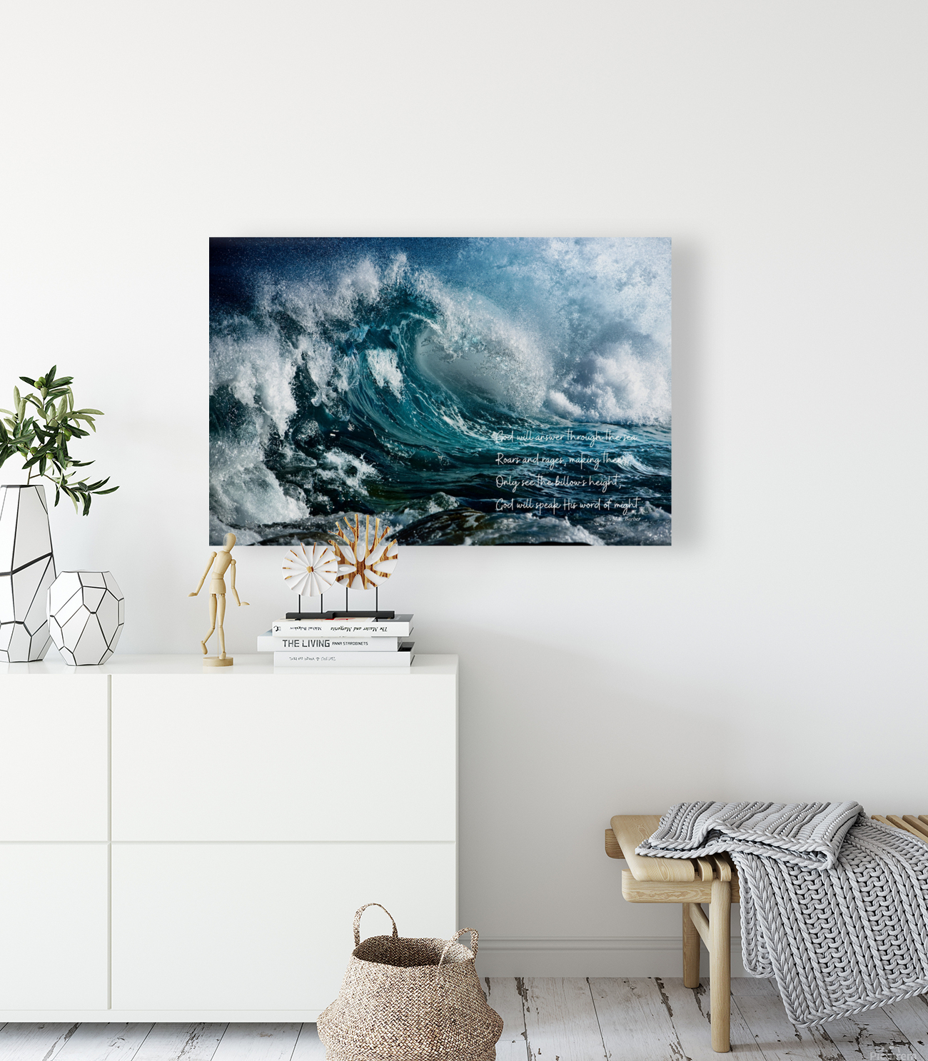 God Will Answer Thru the Sea Reproduction