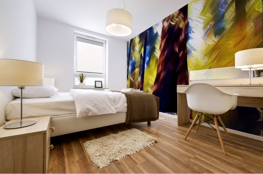 Gefallener Baum Mural print