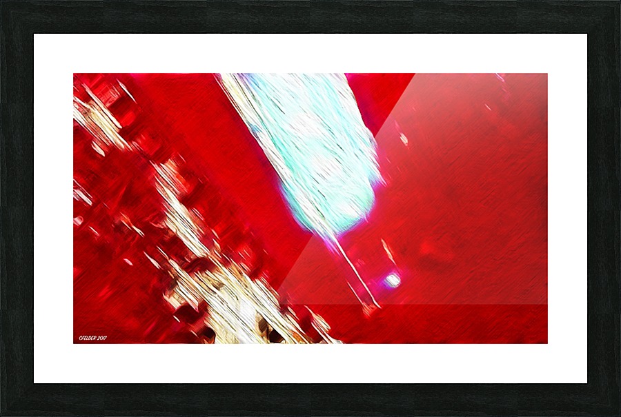 backstage Picture Frame print