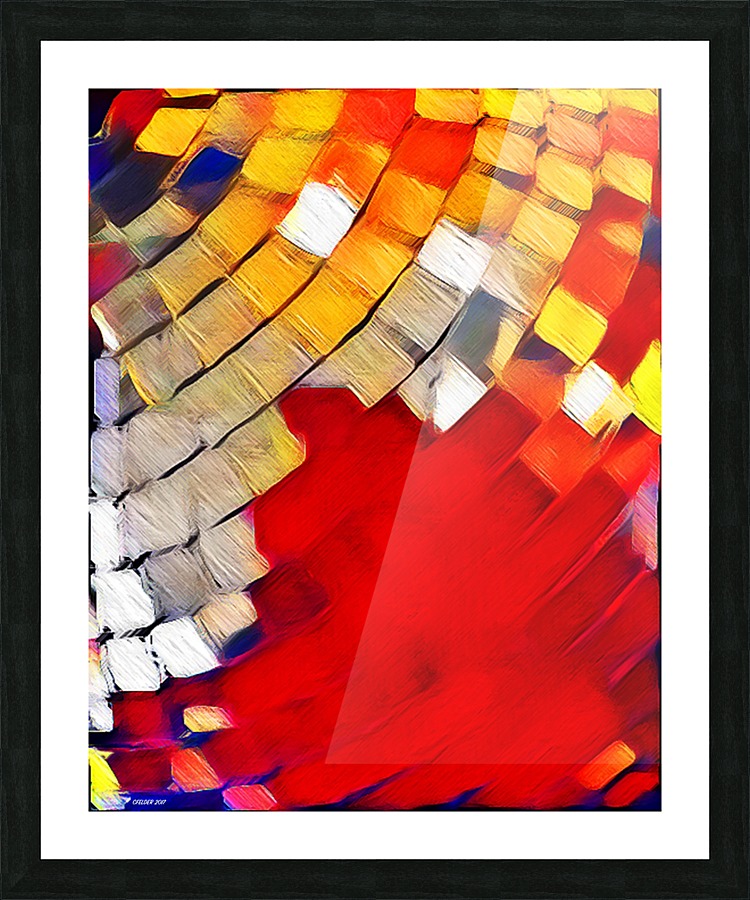 Discolights Picture Frame print