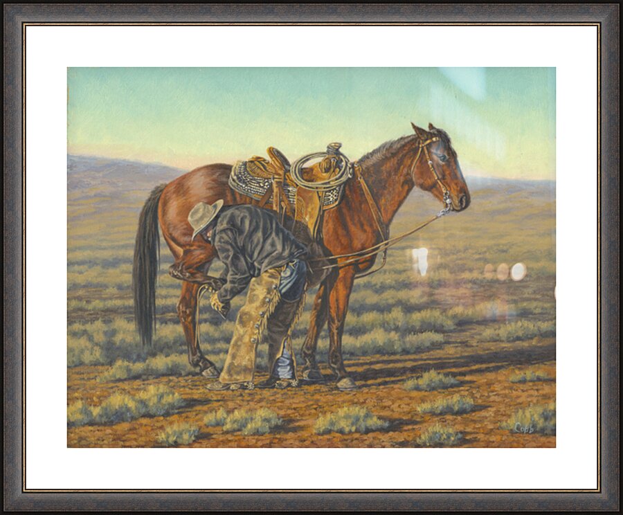 Routine Maintenance Check Picture Frame print