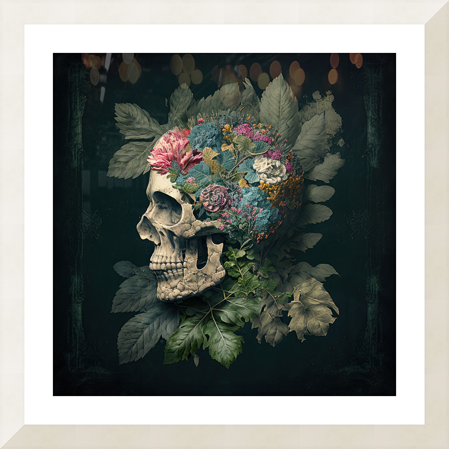 Mindful Flowers Cassius  Picture Frame print