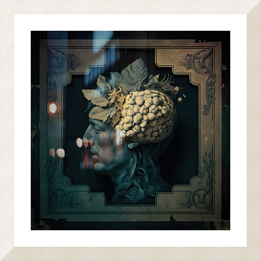 Mindful Flowers Bacchus Picture Frame print