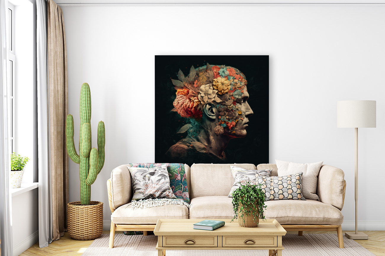 Mindful Flowers  Jupiter Reproduction