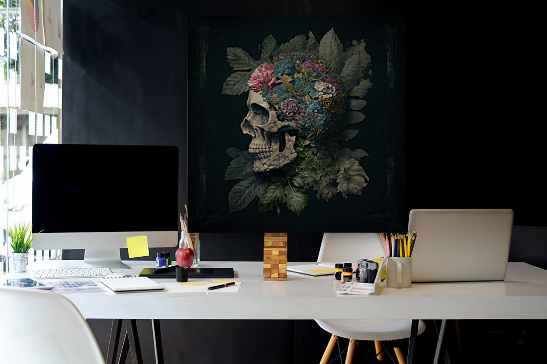 Mindful Flowers Cassius  Reproduction