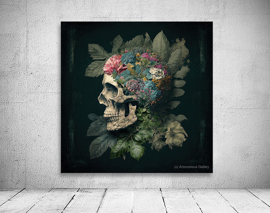 Mindful Flowers Cassius  Wall Preview