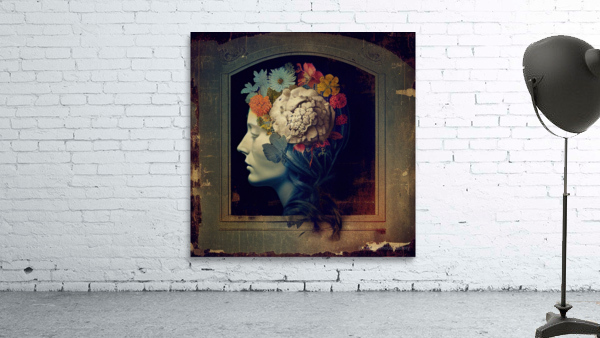 Mindful Flowers Aurora Wall Preview