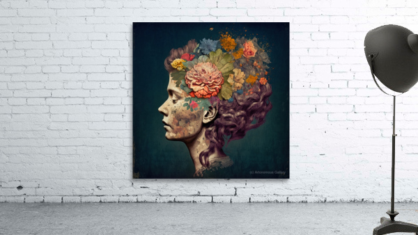 Mindful Flowers Flora Wall Preview