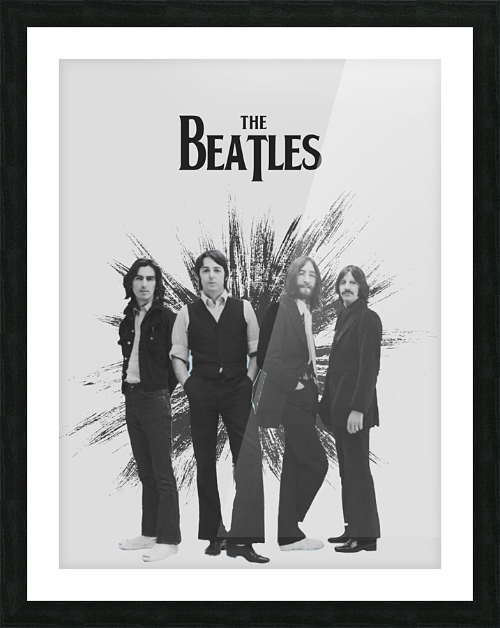 the beatles Picture Frame print