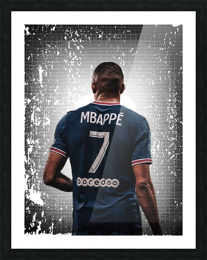 mbappe Picture Frame print