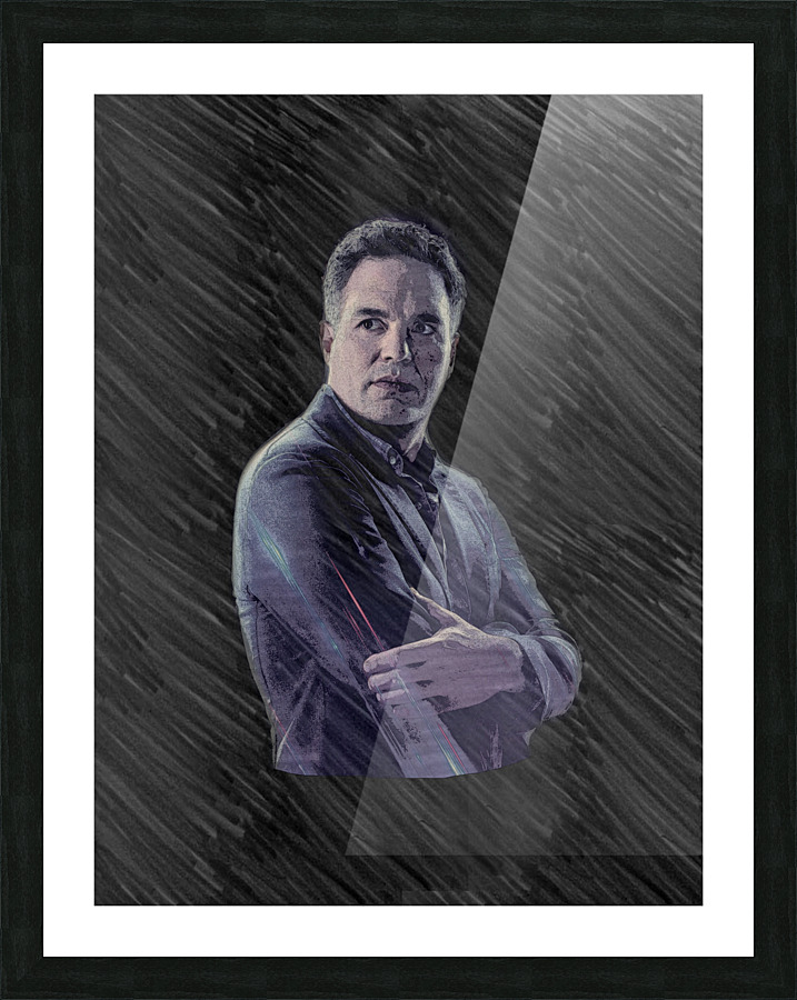 Bruce banner 2 Picture Frame print