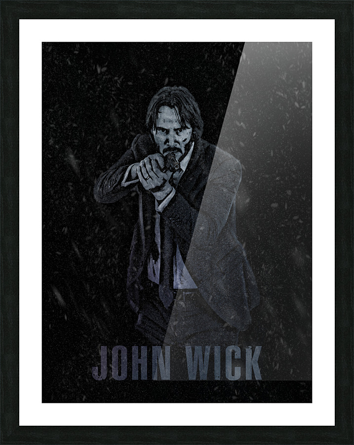 John wick2 Picture Frame print