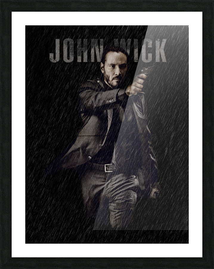 John wick3 Picture Frame print