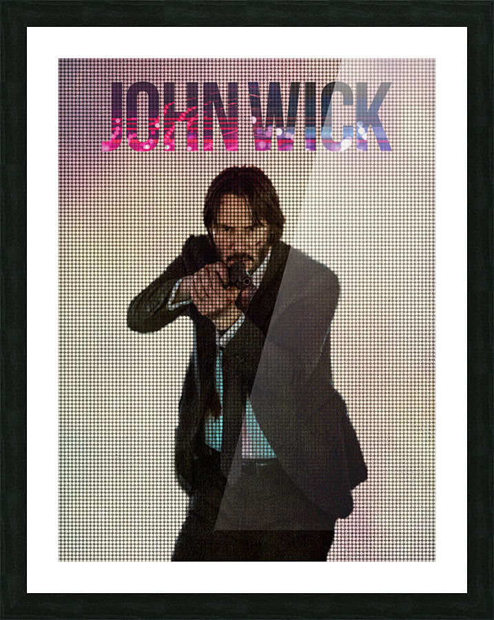 John wick Picture Frame print