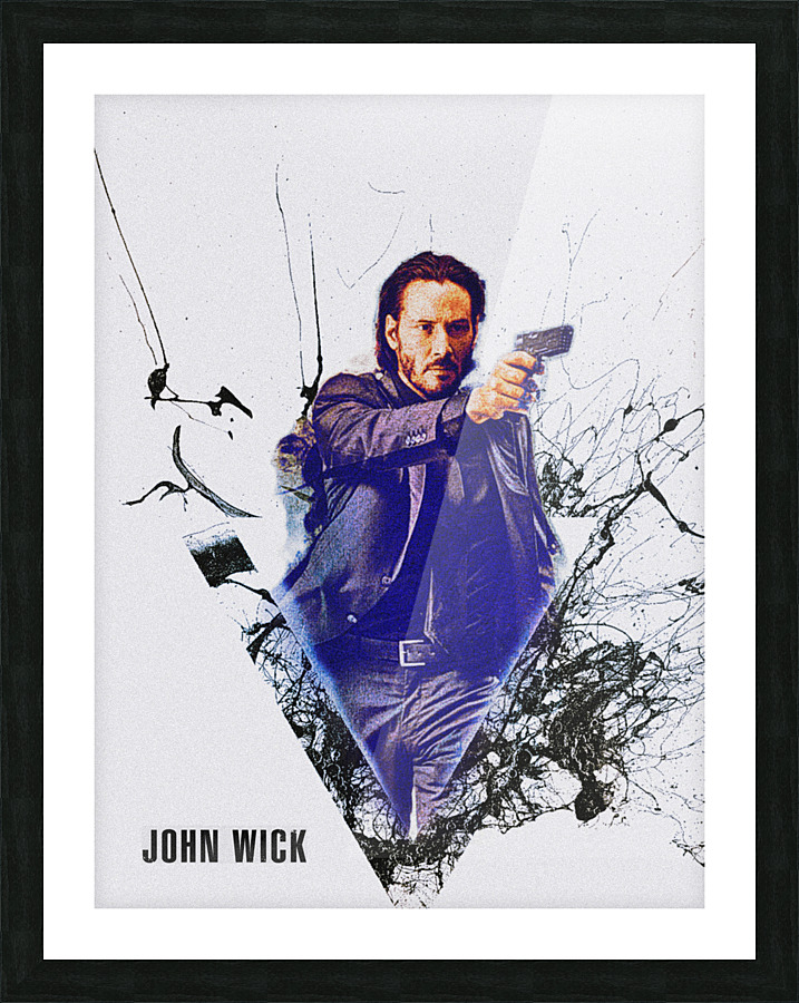 John wick4 Picture Frame print