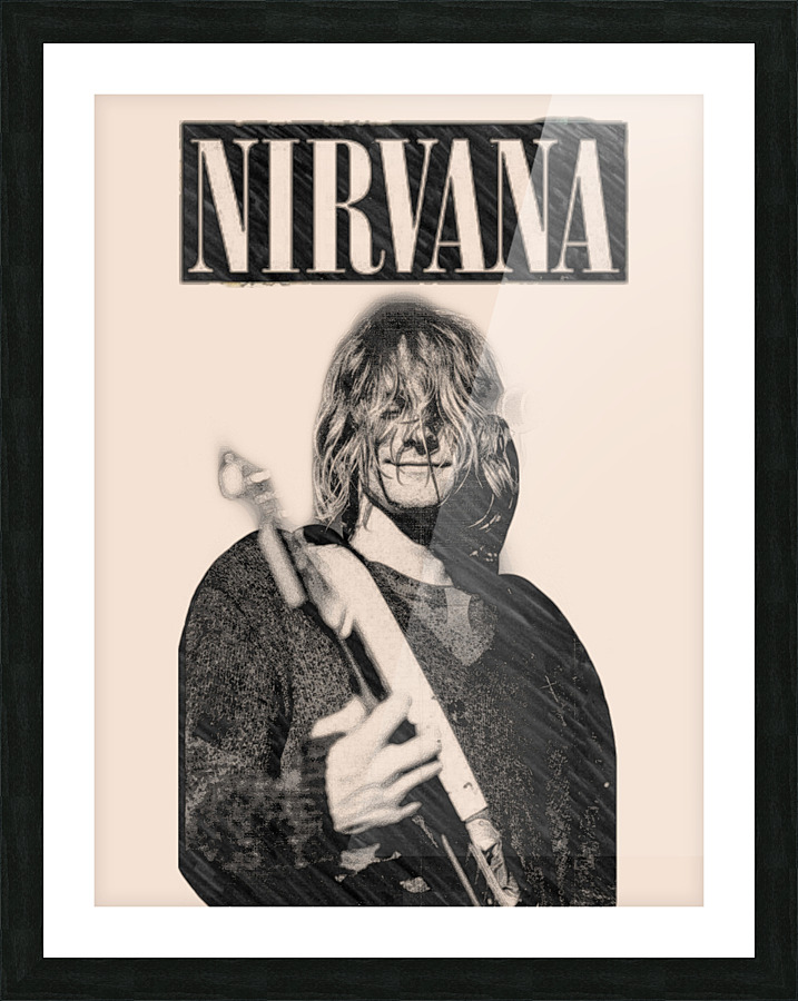 Nirvana 4 Picture Frame print