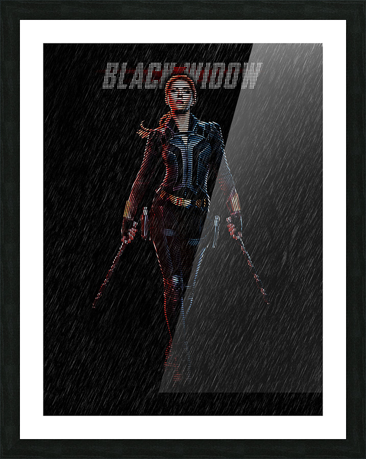 Black widow Picture Frame print