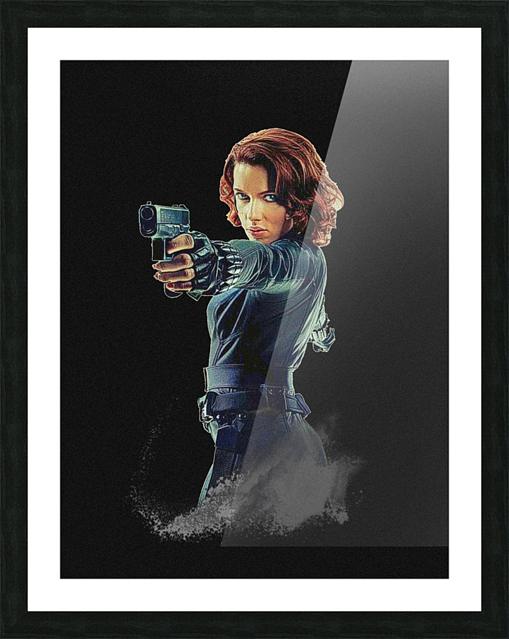 Black widow Picture Frame print
