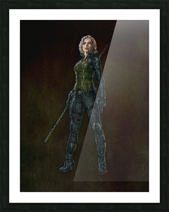 Avengers black widow Picture Frame print