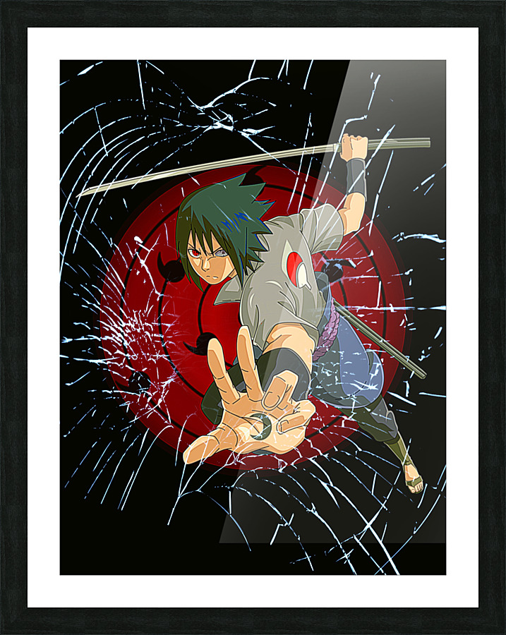 Uchiha sasuke Picture Frame print
