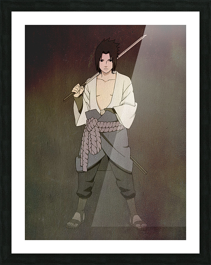 Sasuke Uchiha Picture Frame print