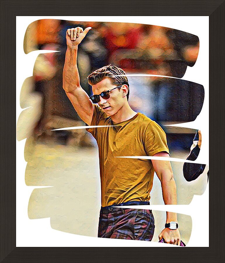 Tom Holland Picture Frame print
