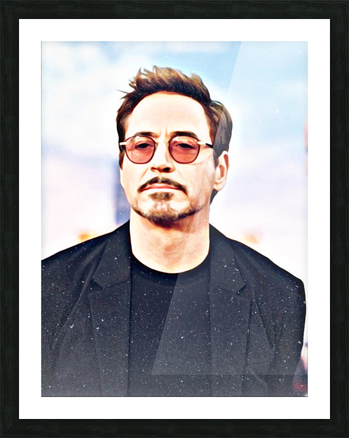 Toni stark Picture Frame print