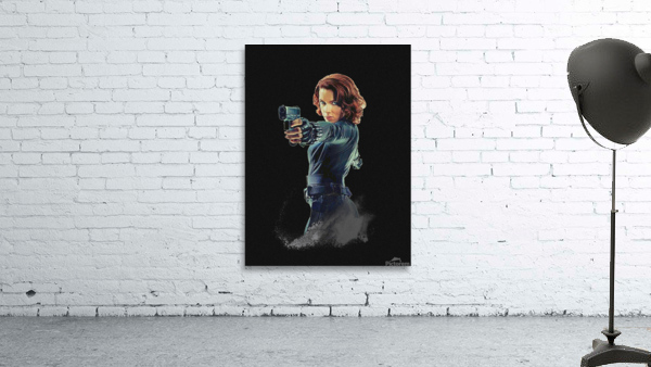 Black widow Wall Preview