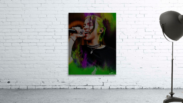 Billie Eilish pixel Wall Preview