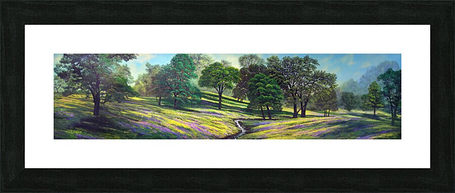 SPRING BLOOM TABLE MOUNTAIN P Picture Frame print