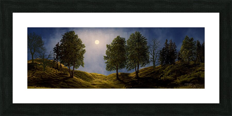 MAPLES IN MOONLIGHT P Picture Frame print