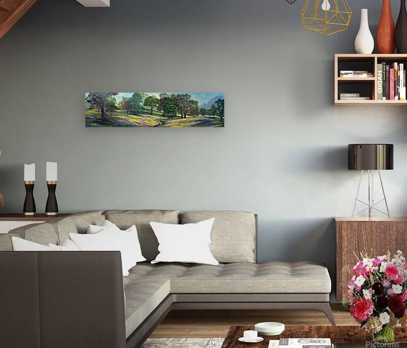 SPRING BLOOM TABLE MOUNTAIN P Reproduction