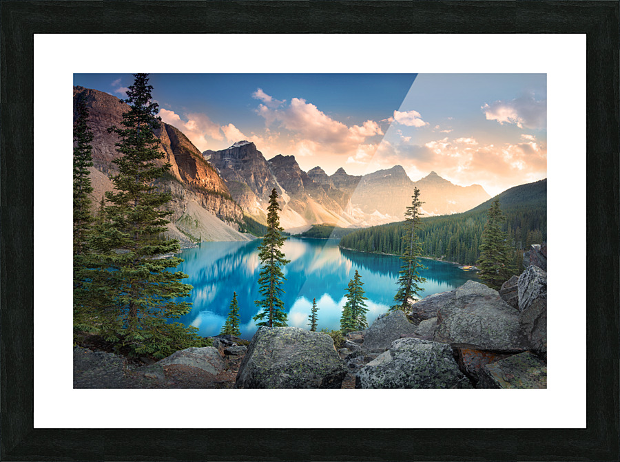 Moraine Mist  Picture Frame print