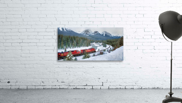 Mountain Train Wall Preview