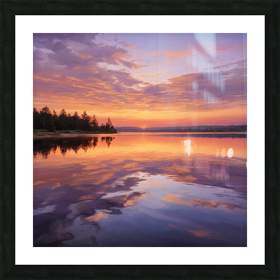 Serene Sunset  Picture Frame print