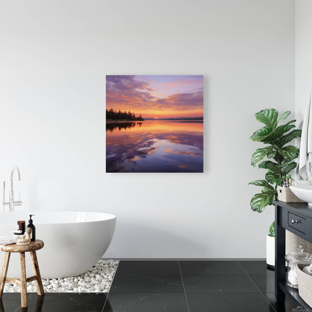 Serene Sunset  Reproduction