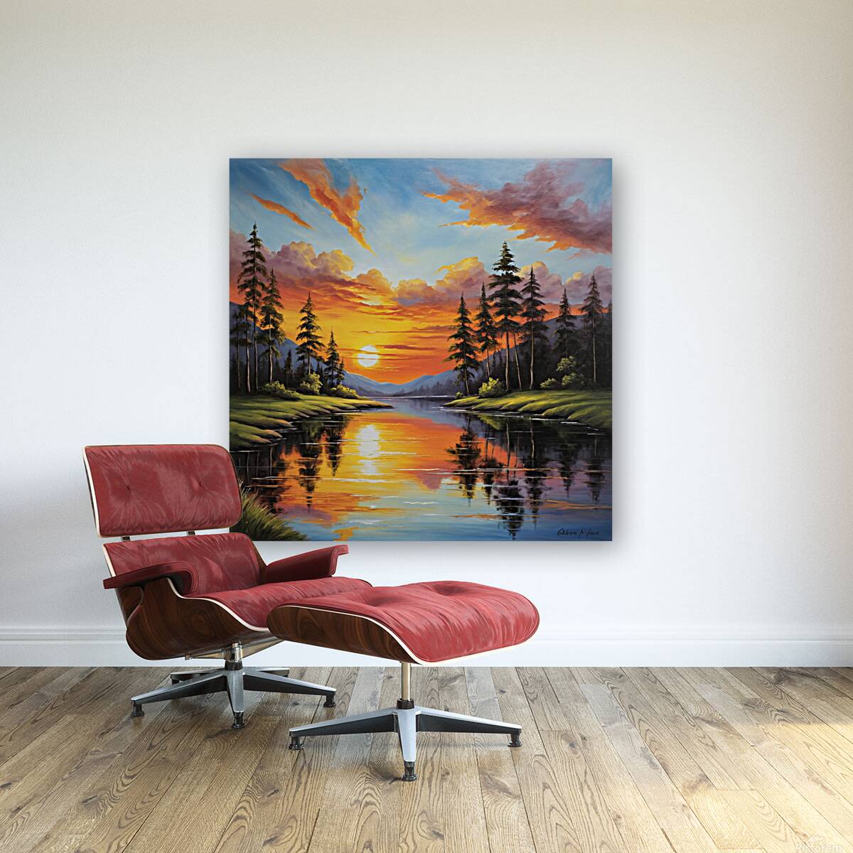  Sunset Reflections  Reproduction