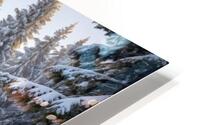  Winter Cabin Retreat  HD Metal print