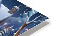  Snowman Fun  HD Metal print