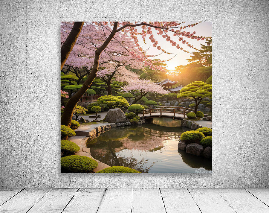 Blooming Cherry Blossoms Wall Preview