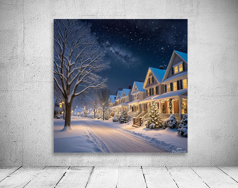  Christmas Night  Wall Preview