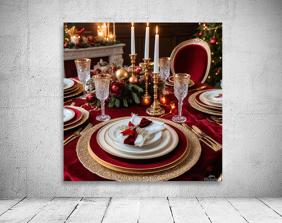  Festive Table Setting  Wall Preview