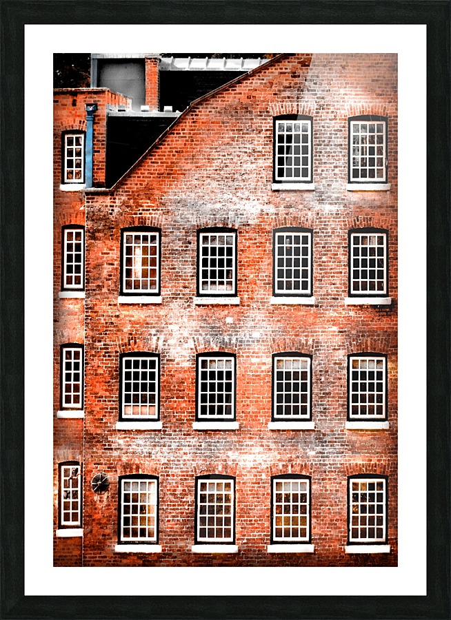 Squares Picture Frame print